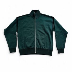 ★ NWT Club Monaco Zip Up Sweater - Dark Green ★